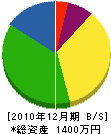 滝口設備 貸借対照表 2010年12月期