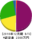 山田電機商会共和支店 貸借対照表 2010年12月期