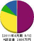 塚田電気商会 貸借対照表 2011年4月期