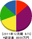 太田造園 貸借対照表 2011年12月期