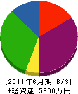 松尾電気 貸借対照表 2011年6月期