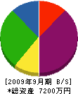 ワタナベ電建 貸借対照表 2009年9月期