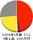 松本設備 損益計算書 2009年9月期