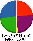 黒姫ホームサービス 貸借対照表 2010年9月期