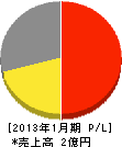 入江電機工業所 損益計算書 2013年1月期