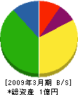 多根井電気 貸借対照表 2009年3月期