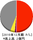 渡辺建設工業 損益計算書 2010年12月期