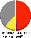 大和田ポンプ工業所 損益計算書 2009年10月期