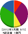 竹内電機 貸借対照表 2012年3月期