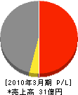 丸江産業 損益計算書 2010年3月期