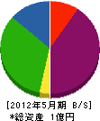 早川電気工業 貸借対照表 2012年5月期