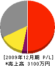 中村工業 損益計算書 2009年12月期