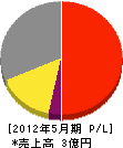 田中電機商会 損益計算書 2012年5月期
