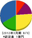伊丸岡電気 貸借対照表 2012年3月期