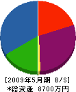 高橋工業所 貸借対照表 2009年5月期