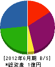 遠藤建設 貸借対照表 2012年6月期