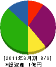 北日本ライン 貸借対照表 2011年6月期