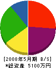 桜井工務店 貸借対照表 2008年5月期