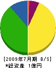 川＊ 貸借対照表 2009年7月期