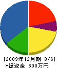 堀本興業 貸借対照表 2009年12月期