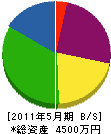 村井塗装工業 貸借対照表 2011年5月期