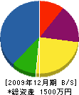 糸山敏建設 貸借対照表 2009年12月期
