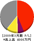 安田緑運 損益計算書 2009年3月期