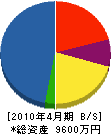 中島電気商会 貸借対照表 2010年4月期