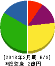 山澤 貸借対照表 2013年2月期