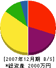 佐渡谷塗装 貸借対照表 2007年12月期