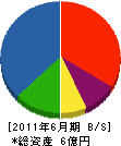佐久協同 貸借対照表 2011年6月期