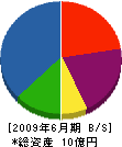 ハウジングプラス東京 貸借対照表 2009年6月期