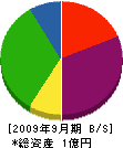 中島重機 貸借対照表 2009年9月期