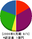 昭和建設 貸借対照表 2008年6月期