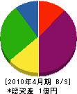 藤井技建工業 貸借対照表 2010年4月期