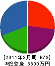 渡辺技研工業 貸借対照表 2011年2月期