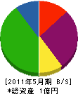 小阿仁グリーン建設 貸借対照表 2011年5月期