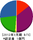 栄伸工業 貸借対照表 2012年3月期