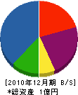 岩佐工務店 貸借対照表 2010年12月期
