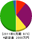 田森電機工業 貸借対照表 2011年6月期