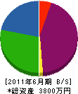 ヤマイチ上田商店 貸借対照表 2011年6月期