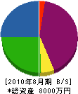 伸栄工業 貸借対照表 2010年8月期