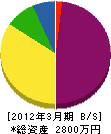 平塚建設 貸借対照表 2012年3月期