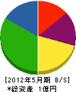 大竹工務店 貸借対照表 2012年5月期