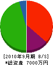 相澤工務店 貸借対照表 2010年9月期