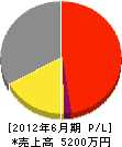 太田電気商会 損益計算書 2012年6月期