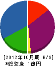 山本ケミカル 貸借対照表 2012年10月期