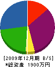 田中塗装 貸借対照表 2009年12月期
