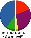 斉藤工業 貸借対照表 2011年5月期
