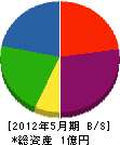 藤澤建設 貸借対照表 2012年5月期